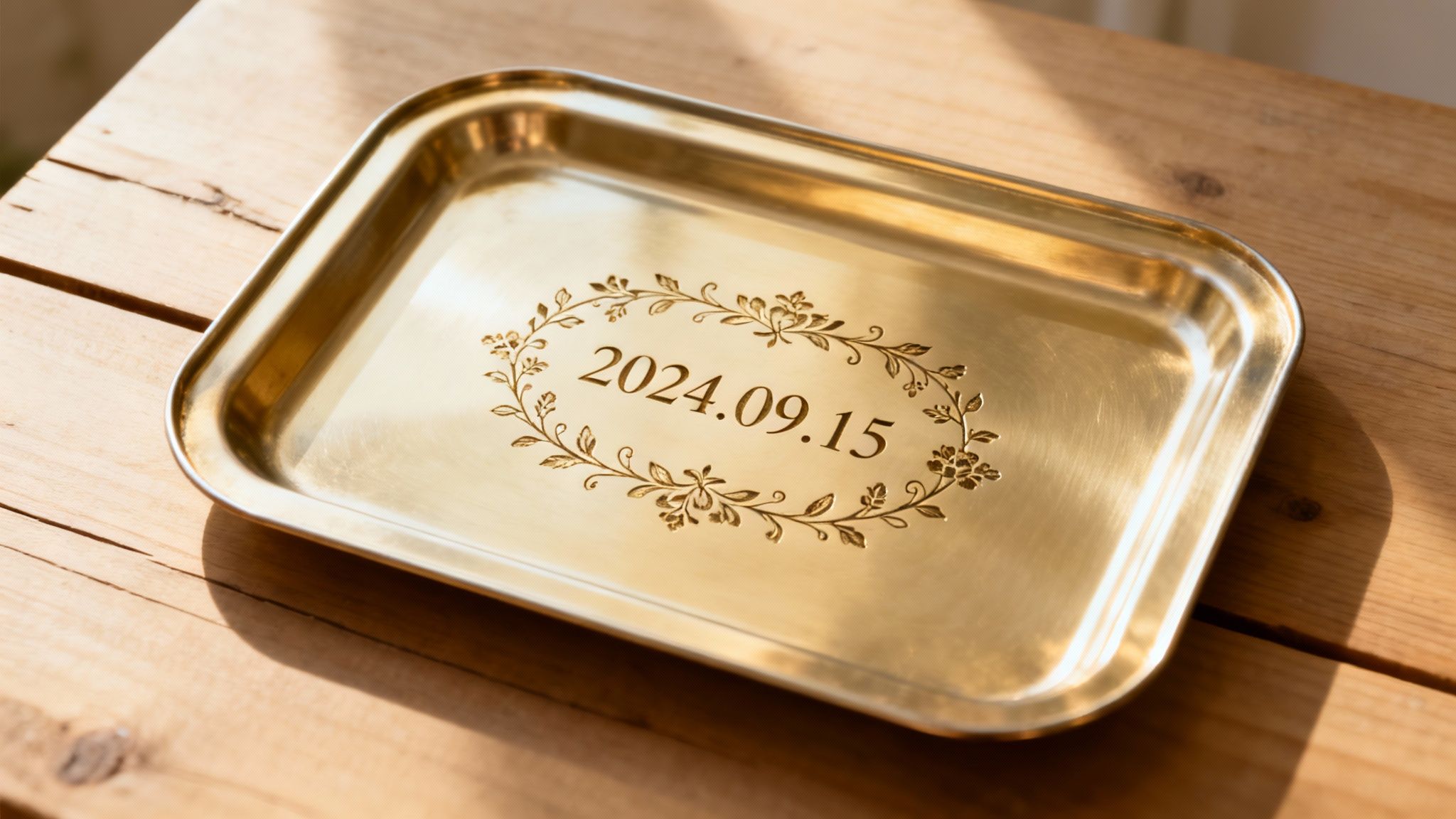 Tin jewelry dish as a 10 year anniversary gift for her