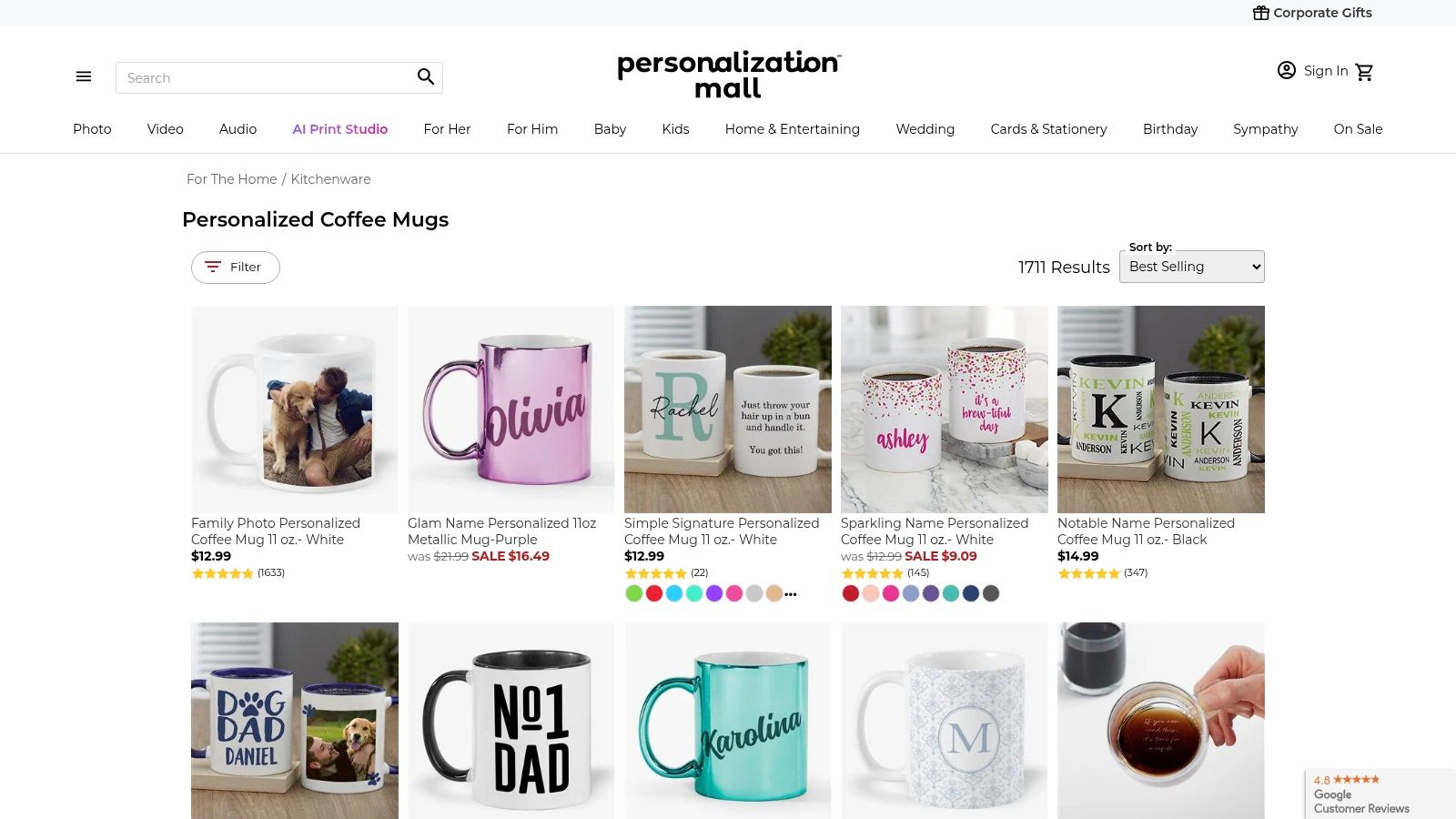 Personalization Mall
