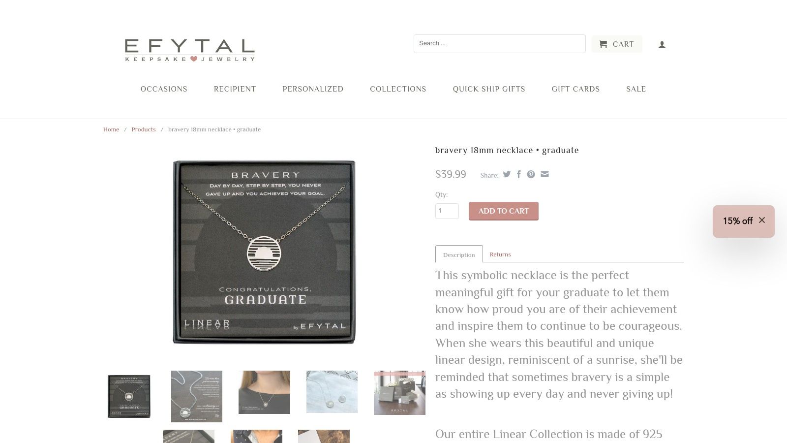Bravery 18mm Necklace