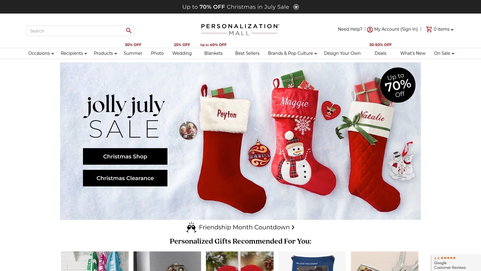 Personalization Mall