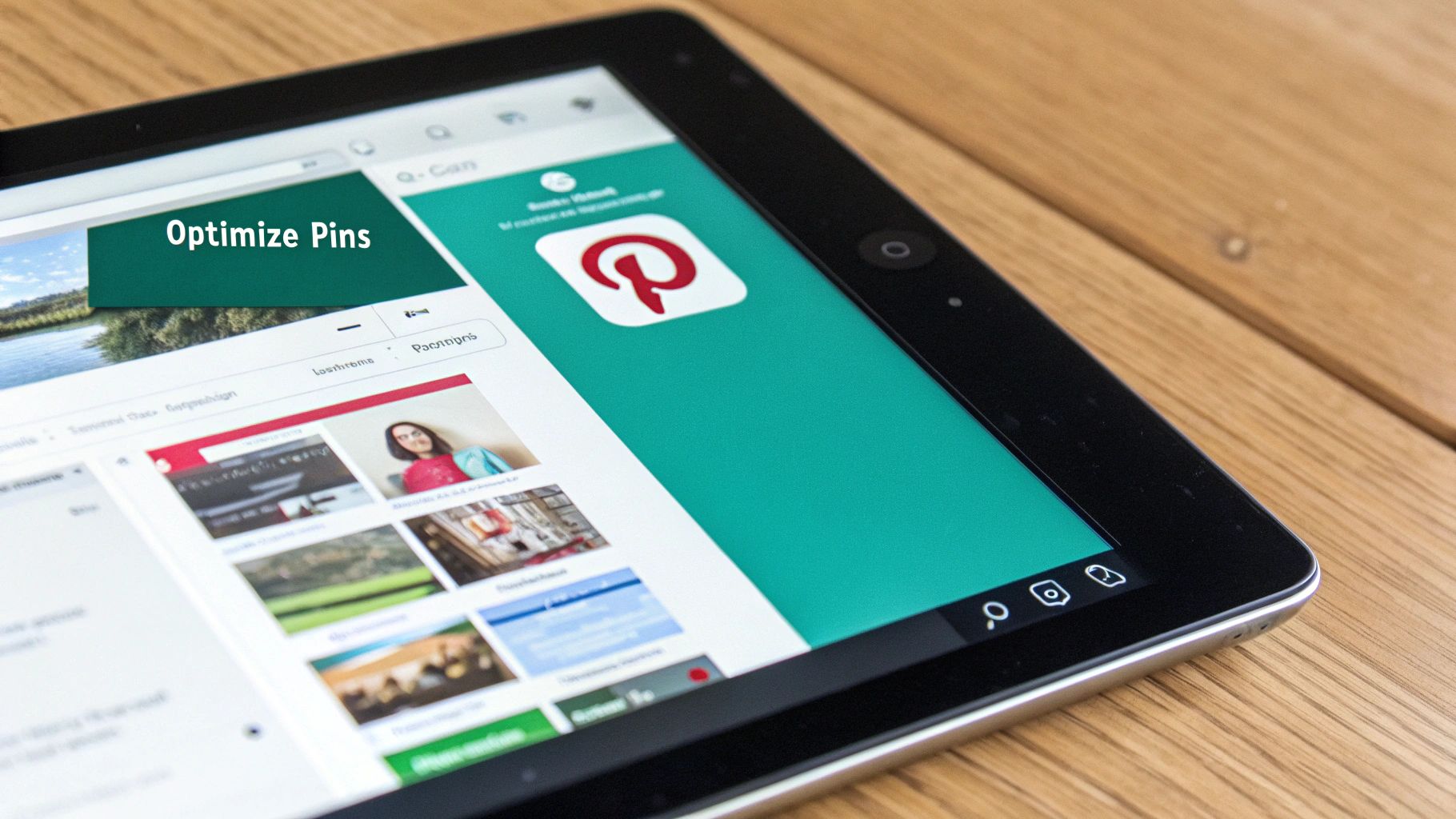 A gold-colored graphic representing the transformation of a basic pin into a high-performing one.