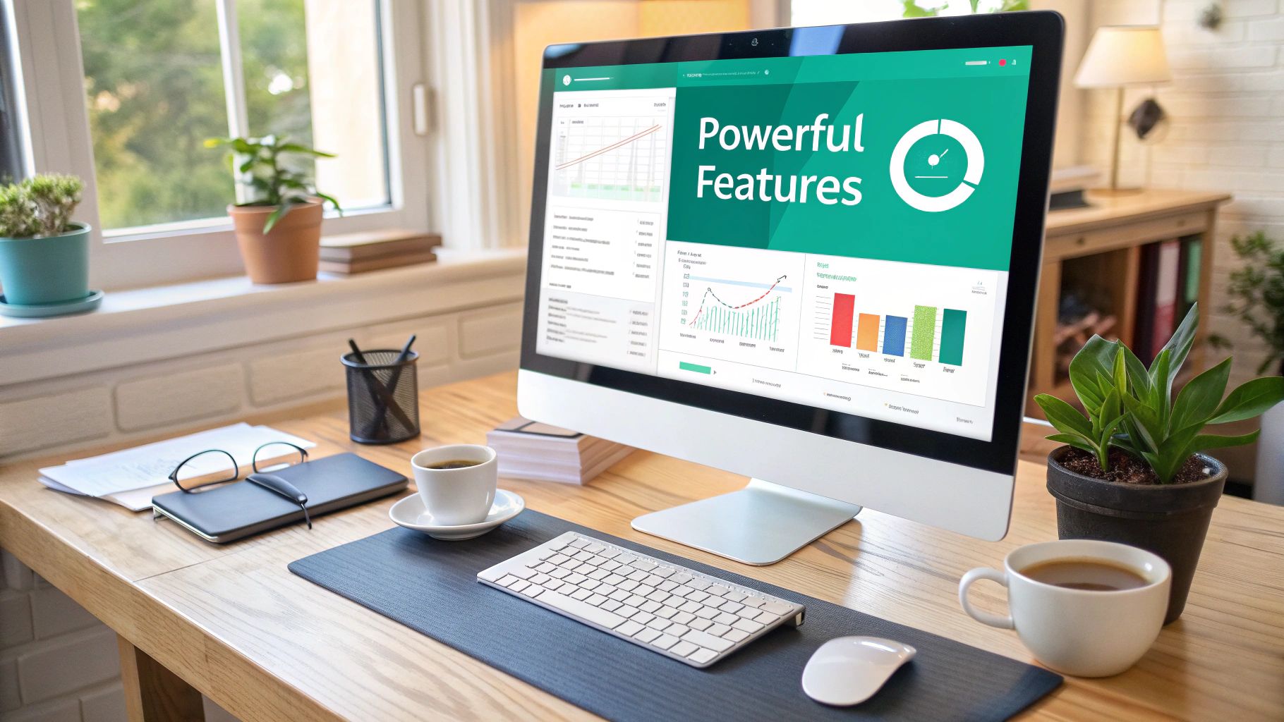 A person choosing between different options on a digital screen, symbolizing the selection of a Pinterest generator.