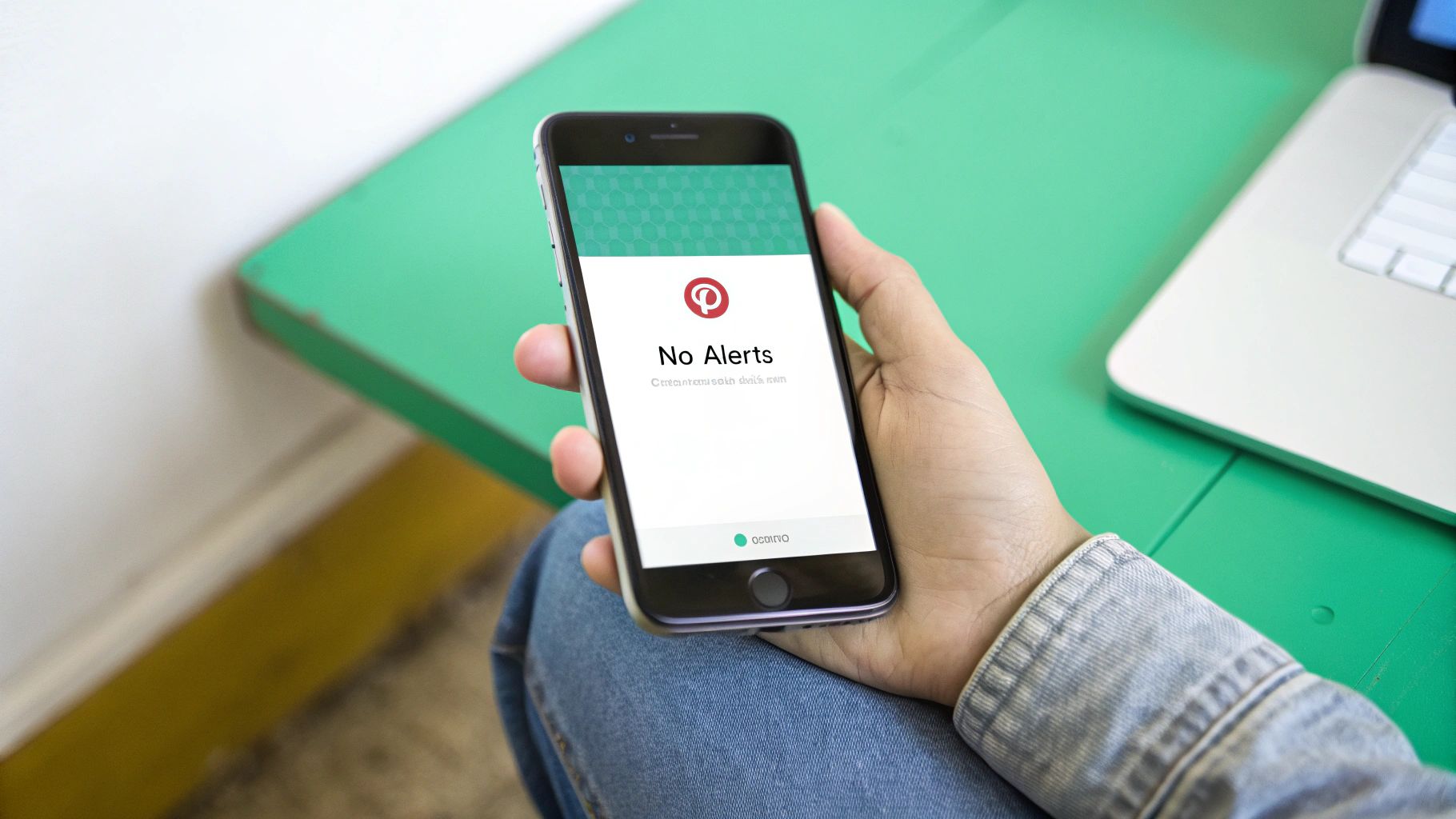 A person browsing an inspiration board on a tablet, symbolizing the anonymous discovery process on Pinterest.