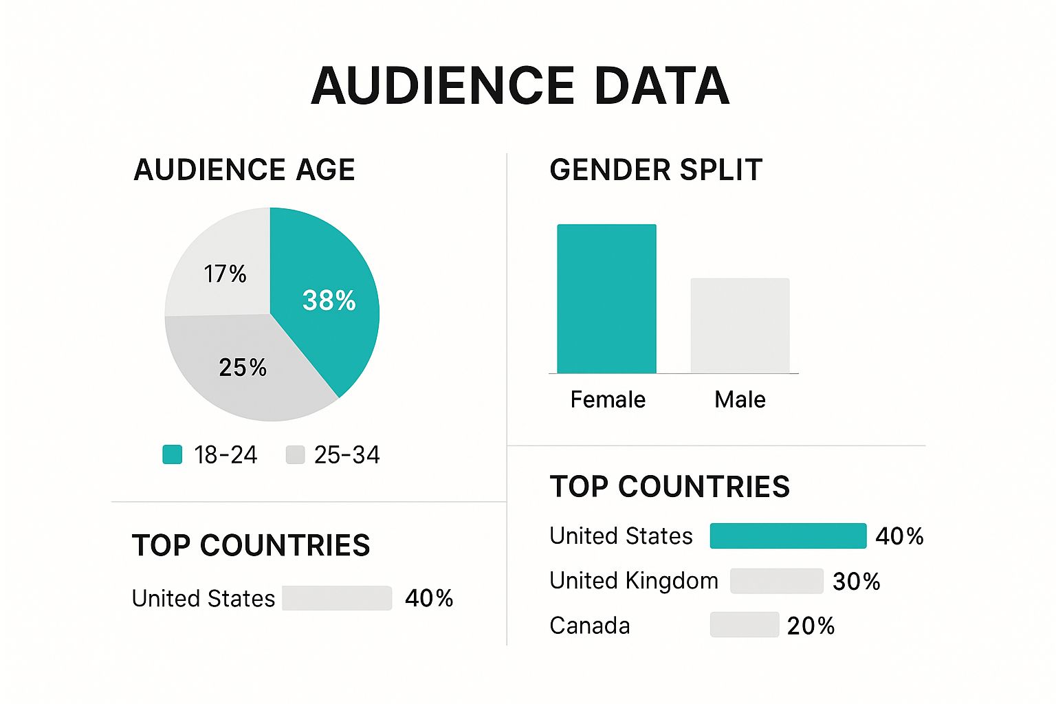 Infographic about pinterest analytics