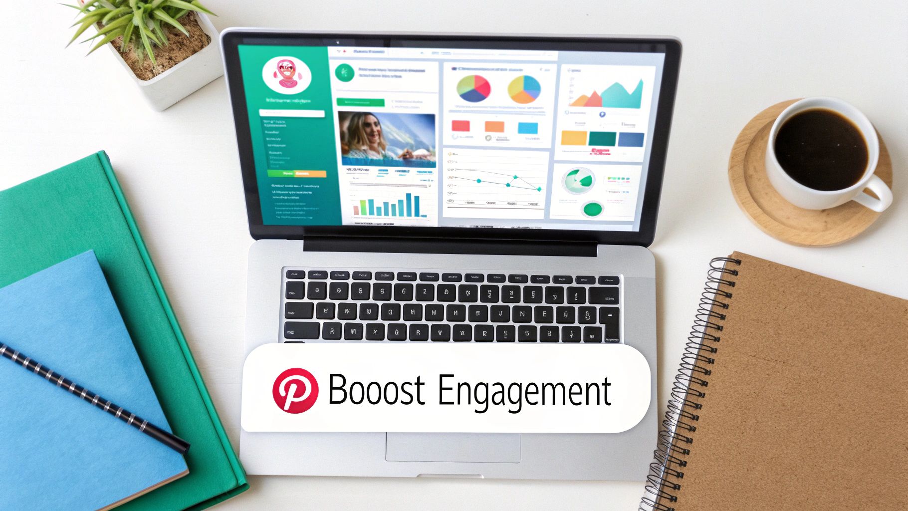 Pinterest VA at work