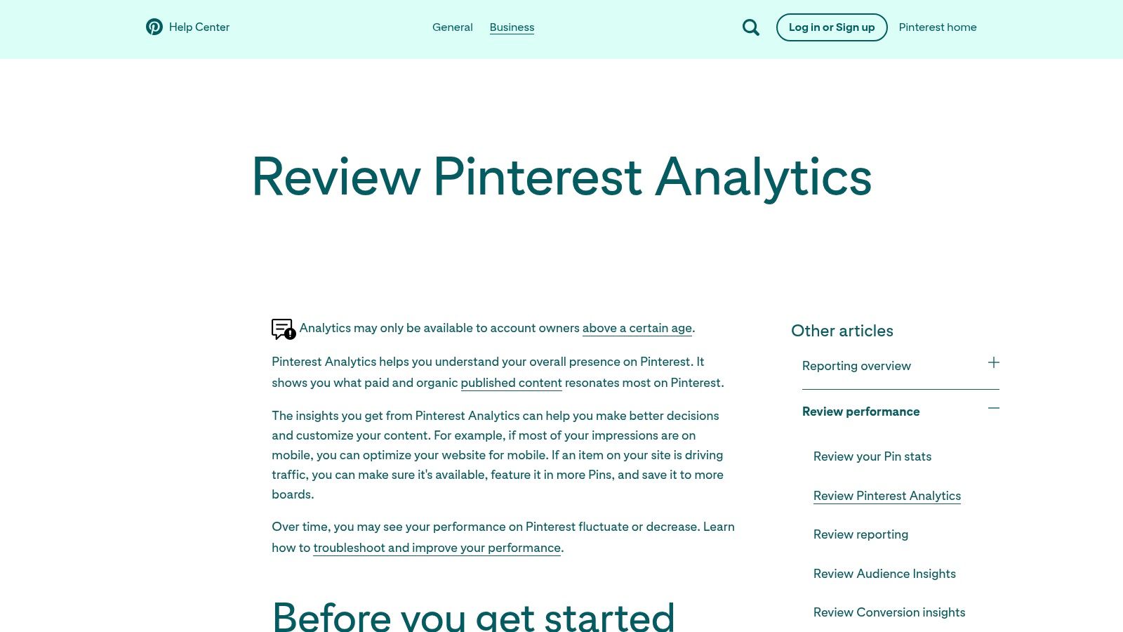Pinterest Analytics (Official)