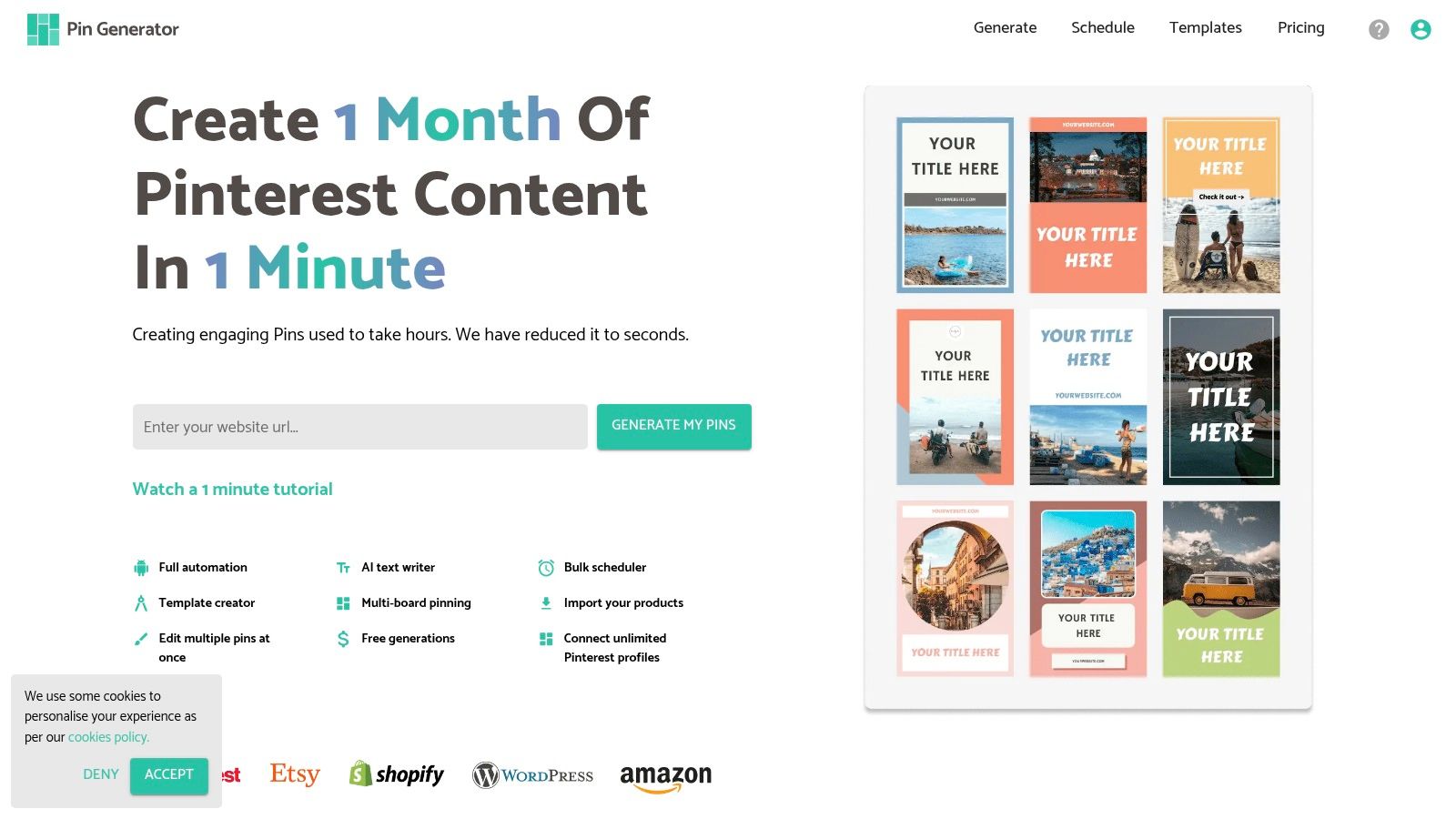 1. Pin Generator: The All-in-One Content and Analytics Hub