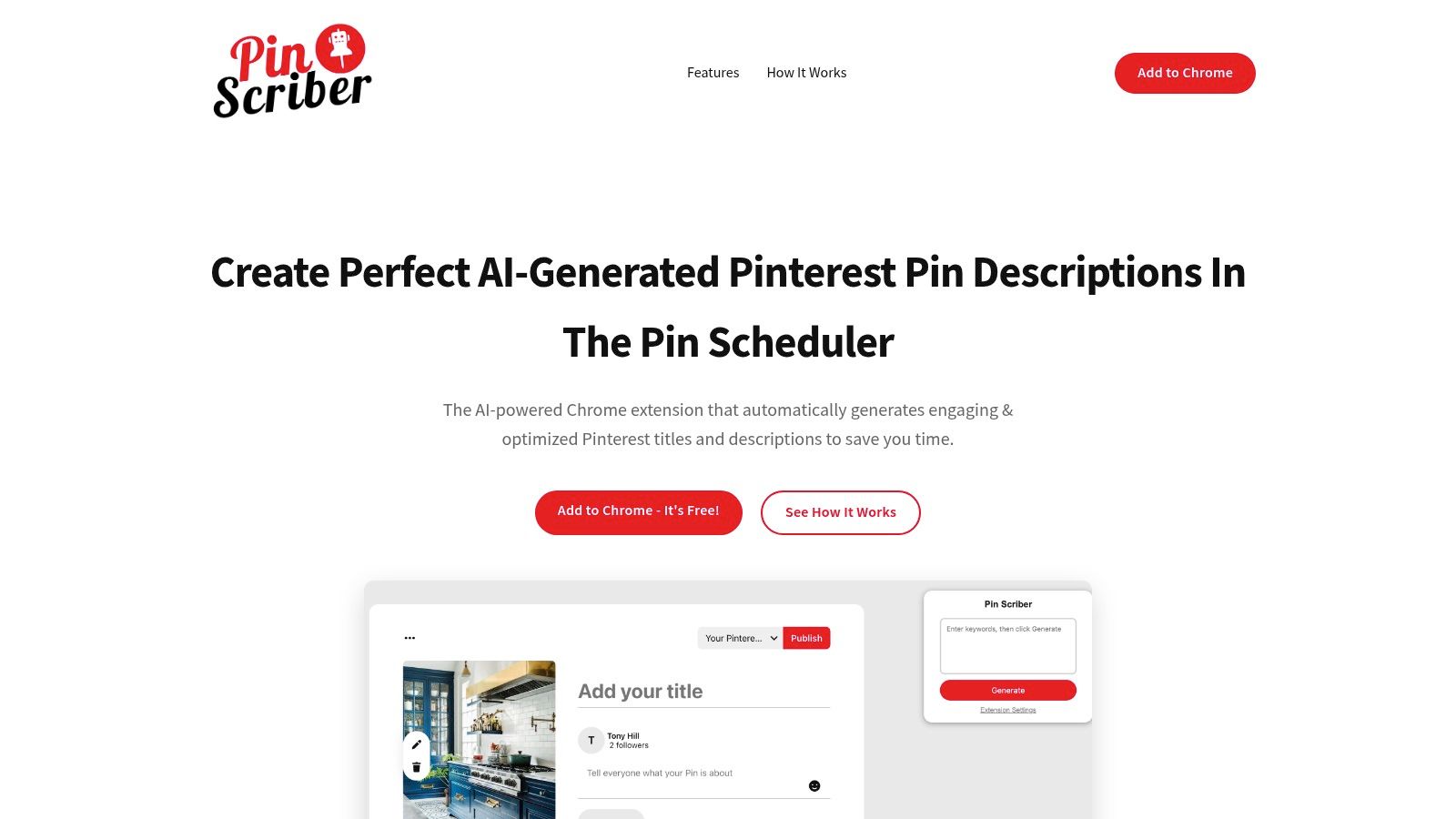 Pin Scriber (Chrome extension)