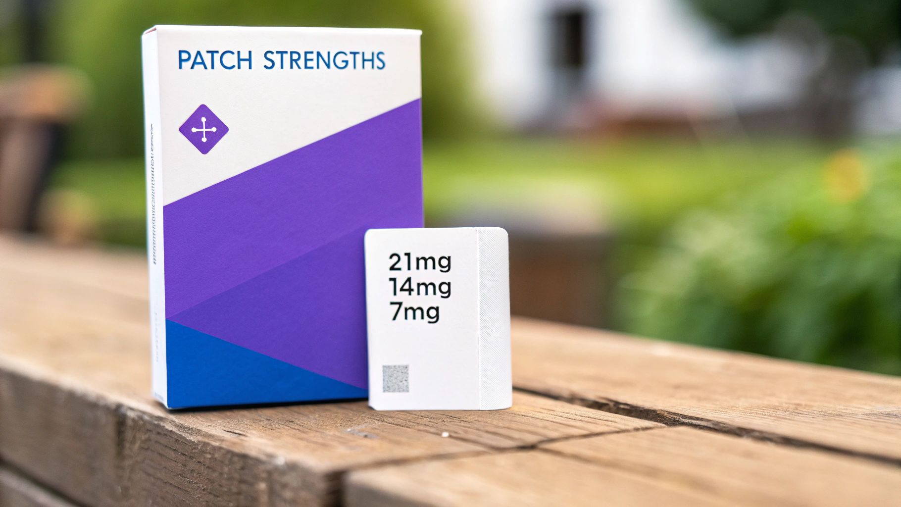 A person applying a nicotine patch to their arm, symbolizing a step towards quitting smoking.