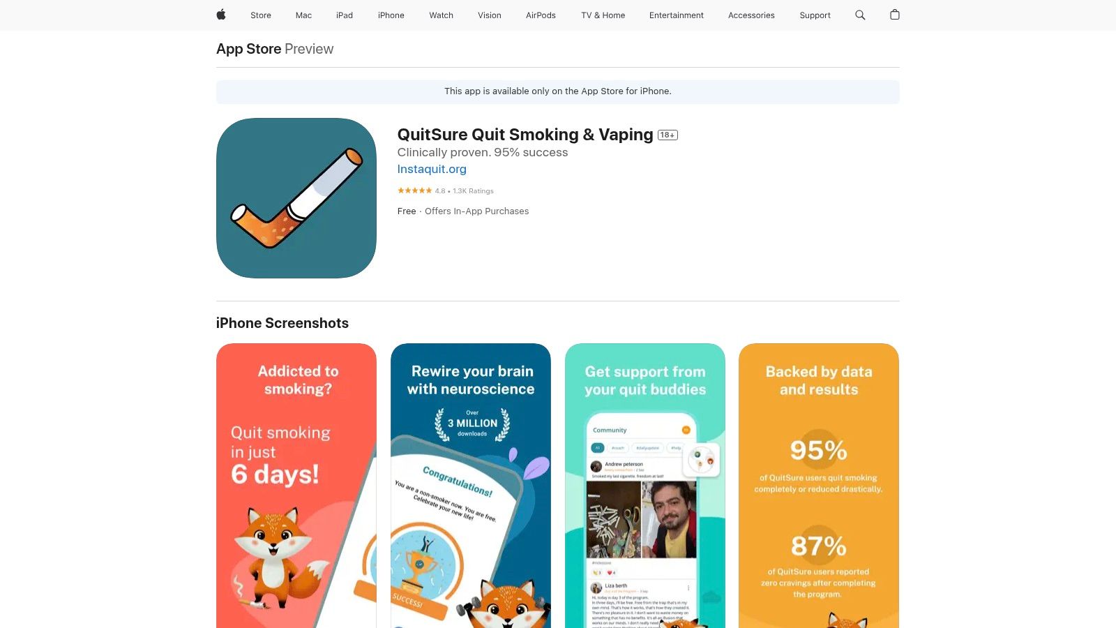 QuitSure – Quit Smoking & Vaping