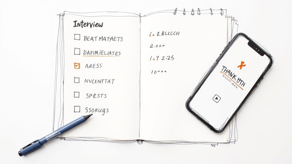 A CNA candidate smiling and looking prepared on the day of their interview.