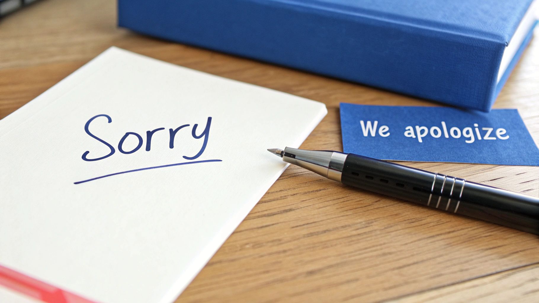 Take Full Responsibility and Apologize When Appropriate