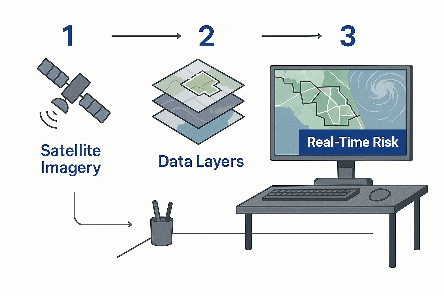 Infographic about what is geospatial intelligence