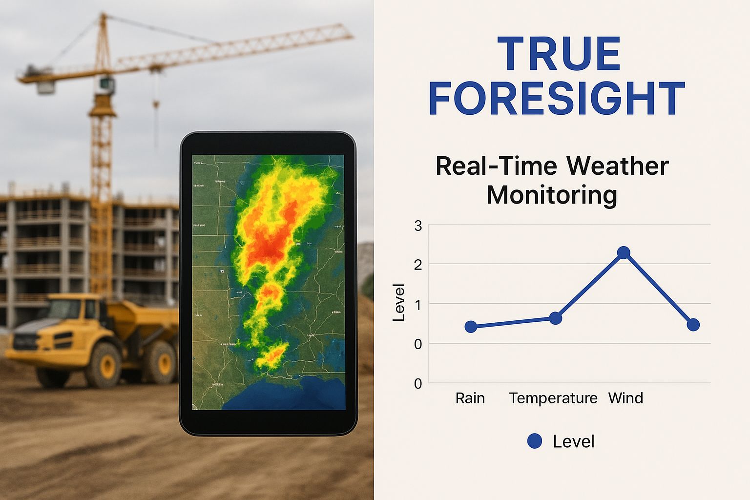 Infographic about hyper local weather