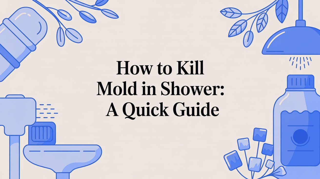 How to Kill Mold in Your Shower: A Des Moines Guide