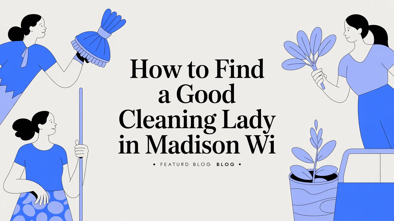 How to Find a Good Cleaning Lady in Madison WI