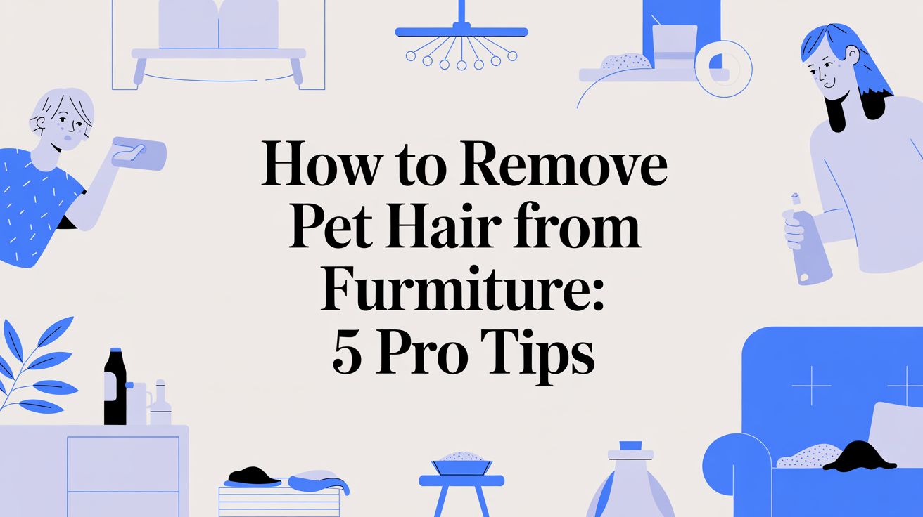 how to remove pet hair from furniture: A Madison neighbor's guide