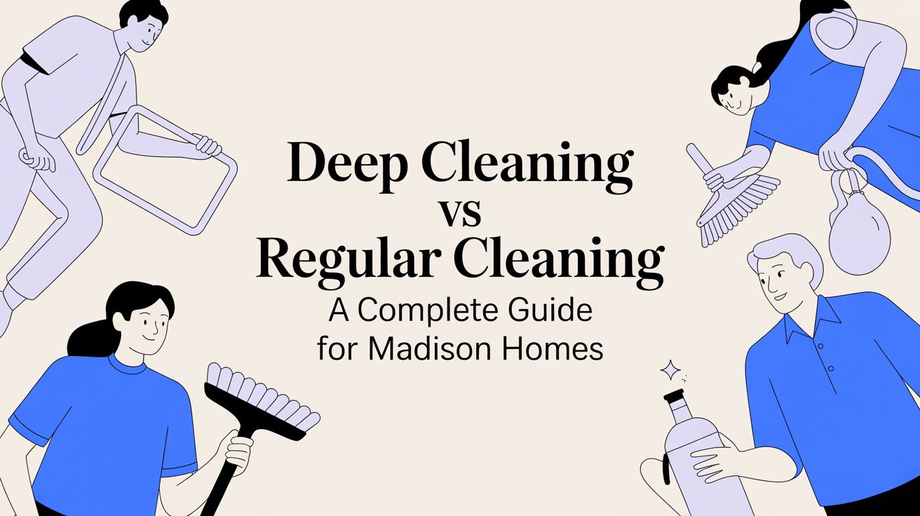 Deep Cleaning Vs Regular Cleaning: A Complete Guide for Madison Homes