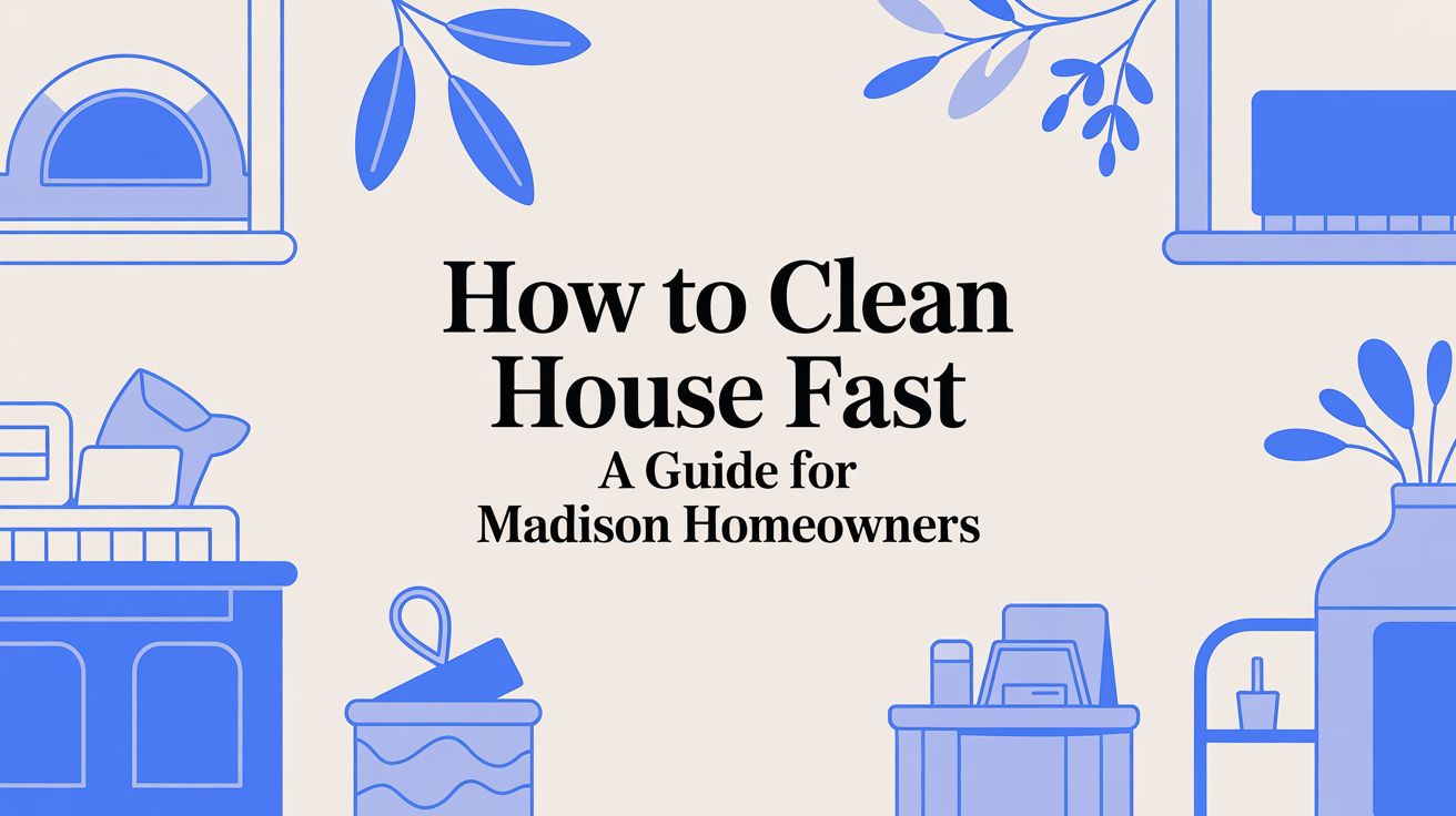 How to Clean Your House Fast: A Madison Homeowner's Guide
