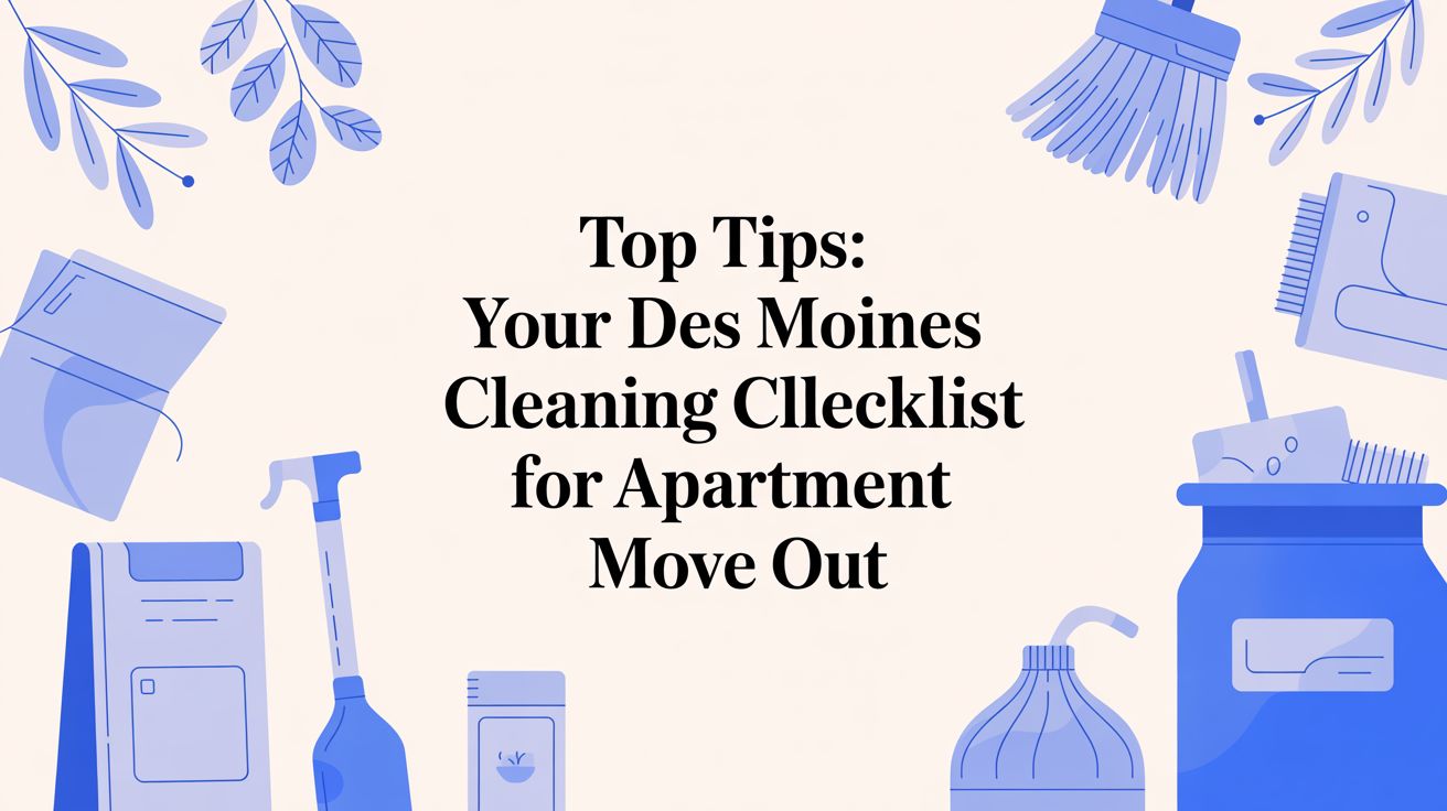 Top Tips: Your Des Moines Cleaning Checklist for Apartment Move Out