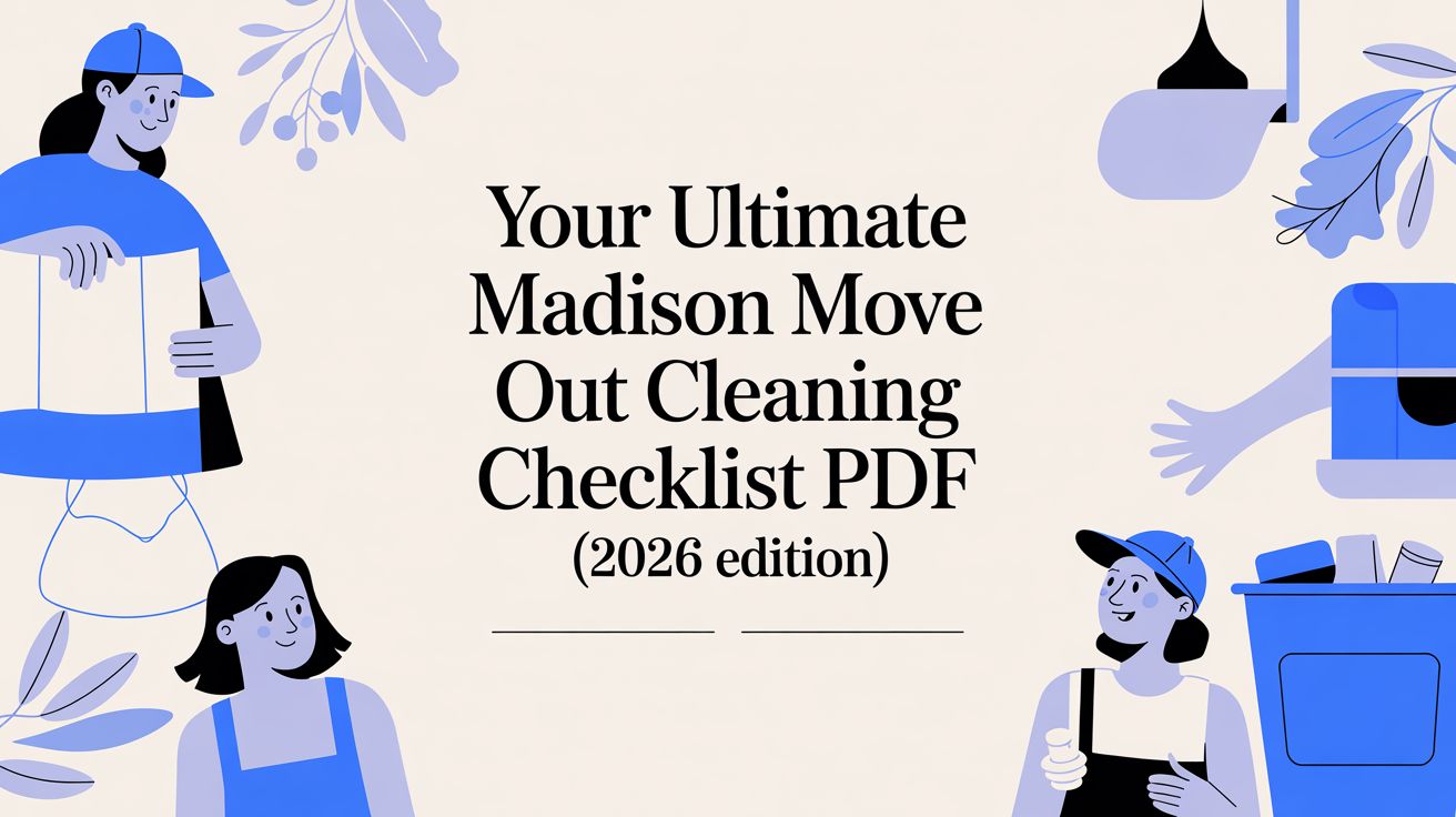 Your Ultimate Madison Move Out Cleaning Checklist PDF (2026 Edition)