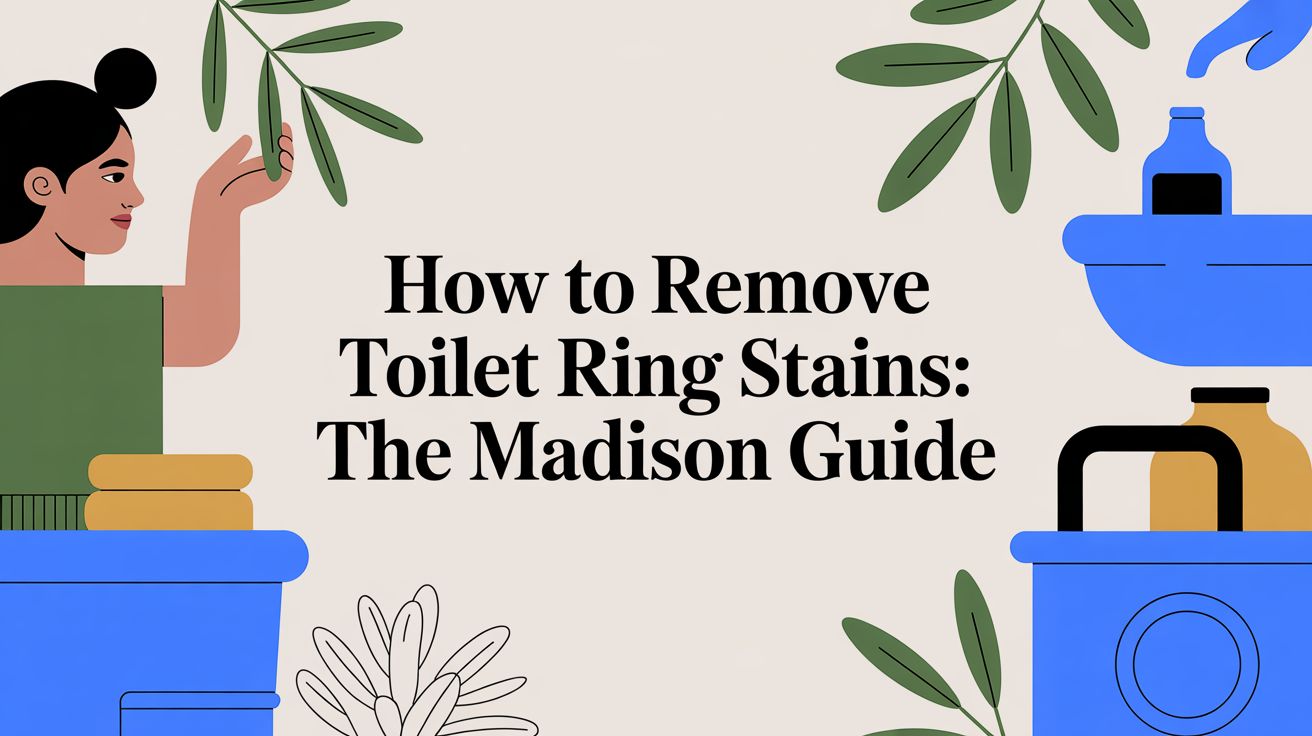 How to remove toilet ring stains: A Madison Guide