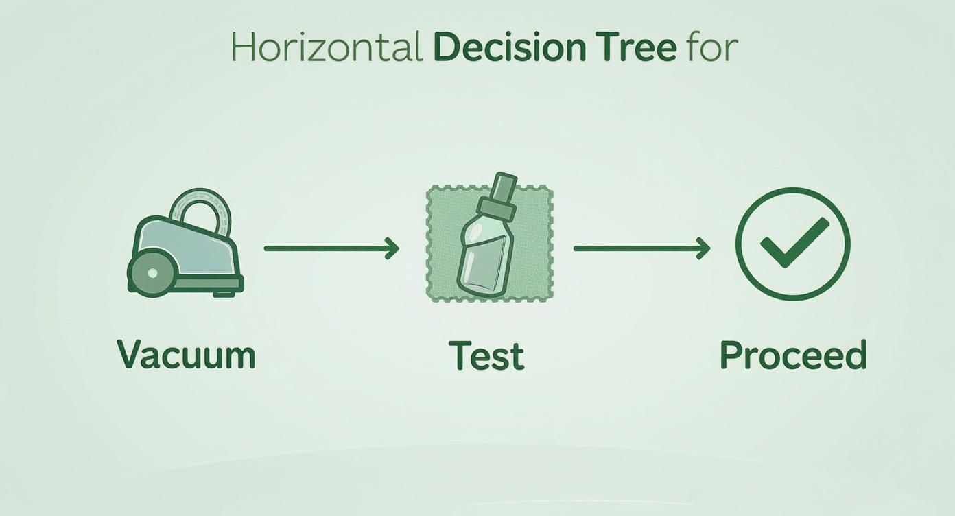 Infographic about baking soda carpet cleaning