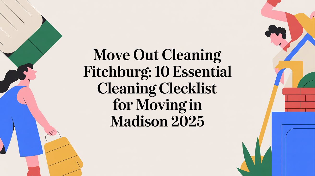 Move Out Cleaning Fitchburg: 10 Essential Cleaning Checklist for Moving in Madison 2025