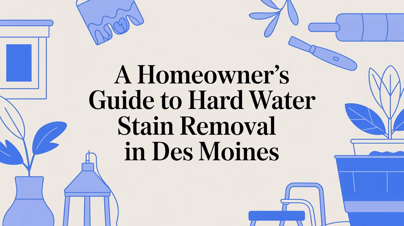 A Homeowner's Guide to Hard Water Stain Removal in Des Moines