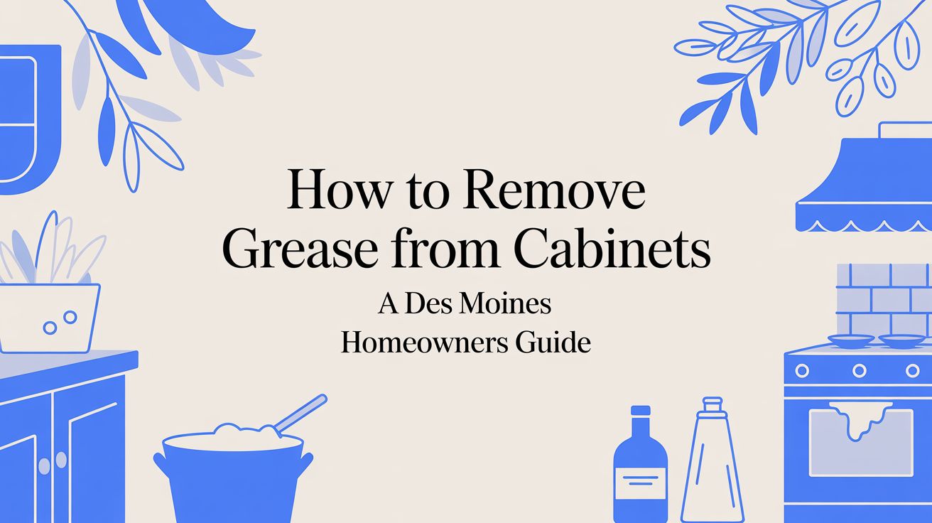 How To Remove Grease From Cabinets: A Des Moines Homeowner's Guide