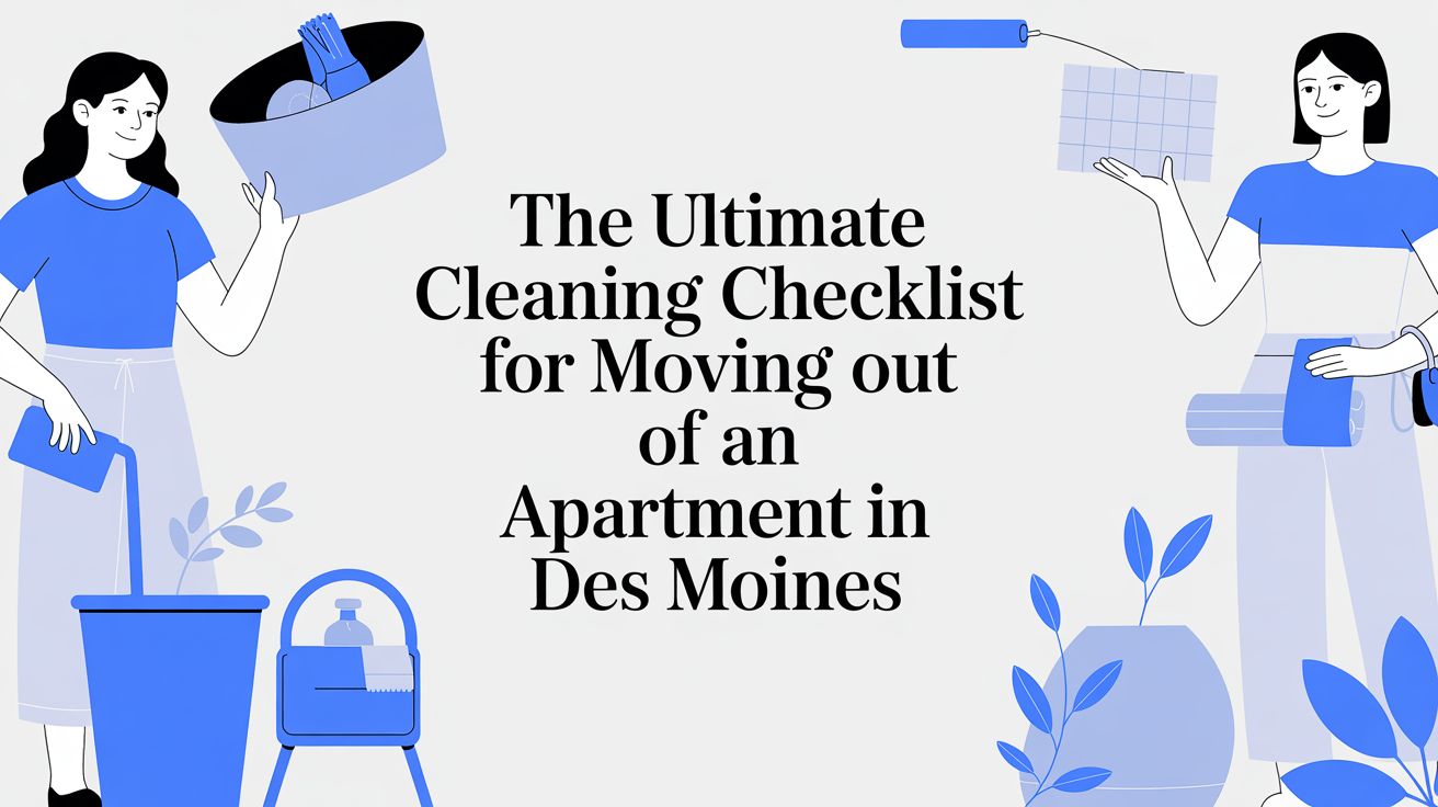 The Ultimate Cleaning Checklist for Moving Out of an Apartment in Des Moines
