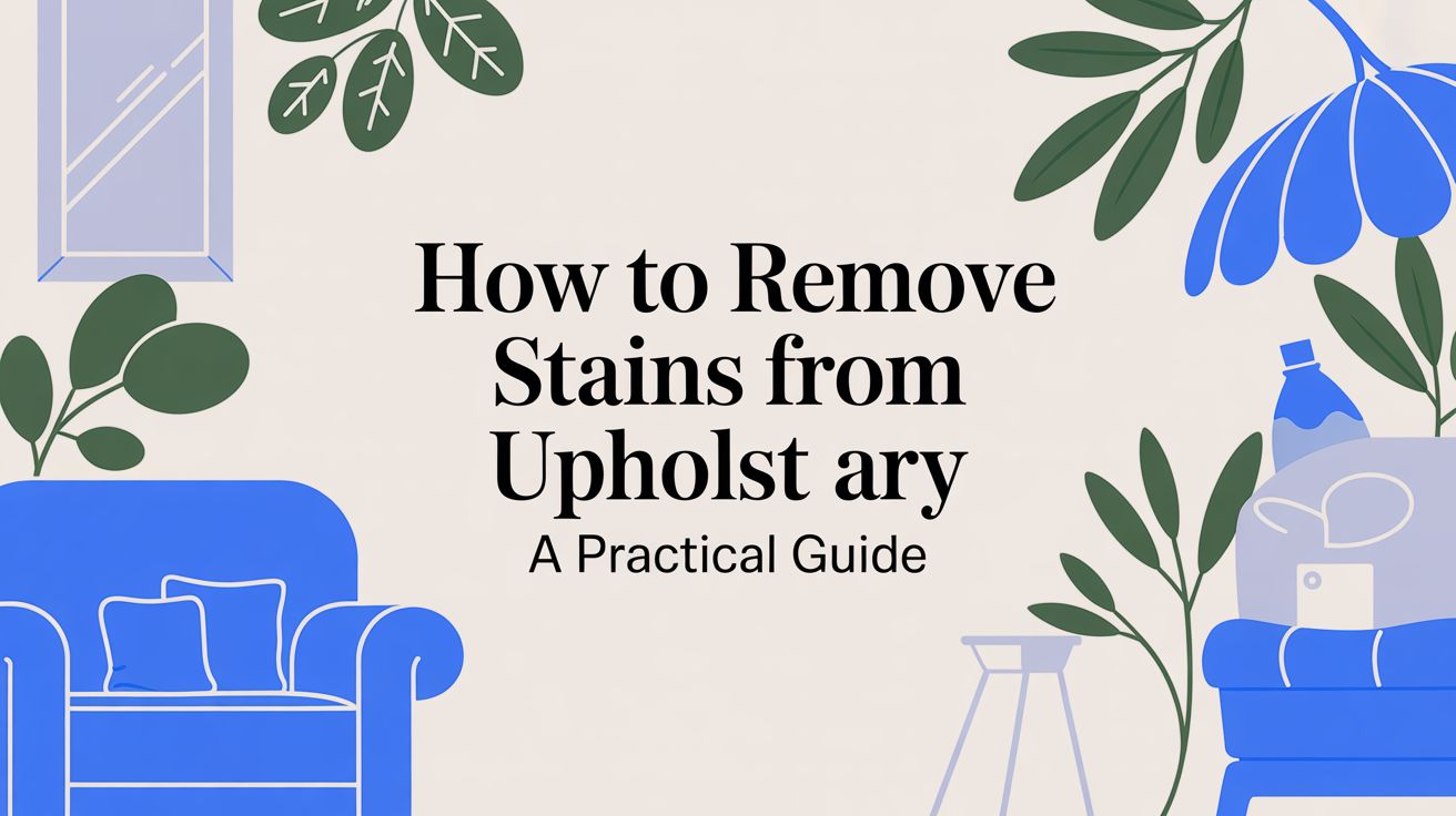 How to Remove Stains from Upholstery: A Practical Guide