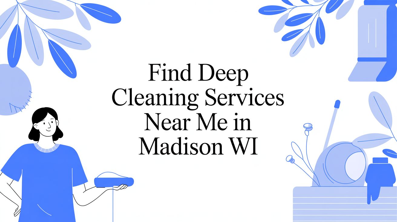 Find Deep Cleaning Services Near Me in Madison WI