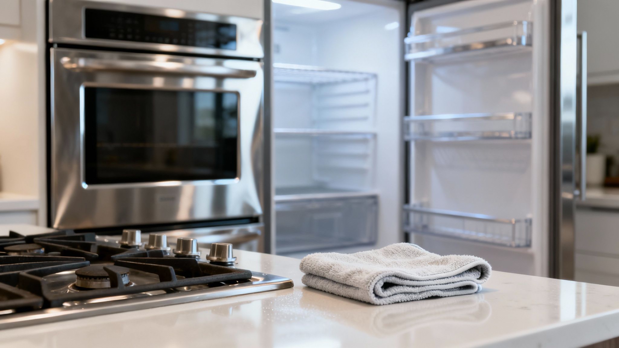 Kitchen Appliance Deep Cleaning