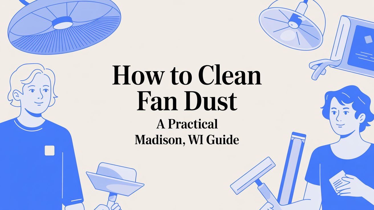 How to Clean Fan Dust: A Practical Maid Service Madison WI Guide