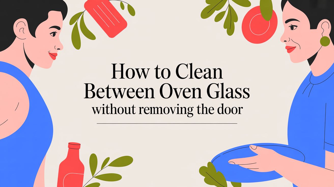 How to Clean Between Your Oven Glass in Madison