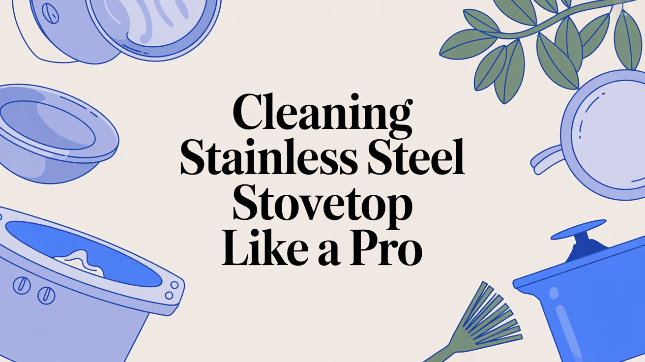 Cleaning Stainless Steel Stovetop Like a Pro