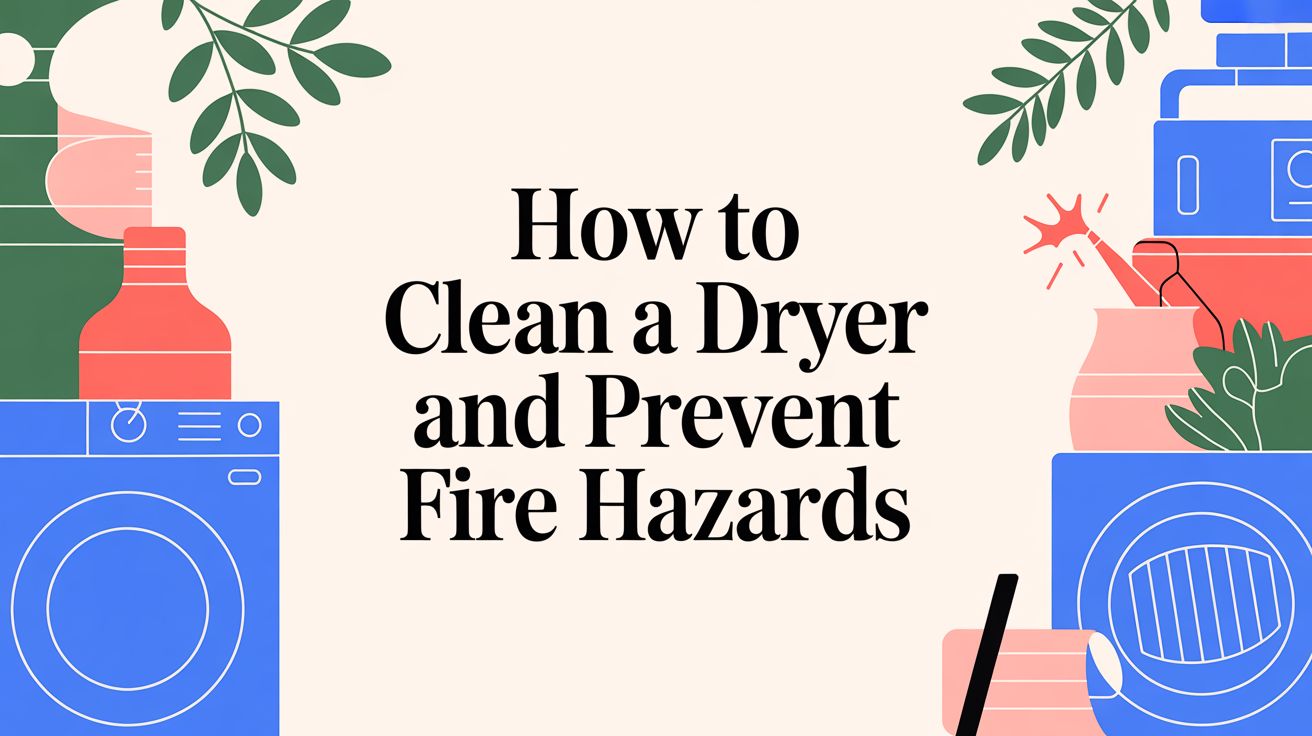How to Clean a Dryer and Prevent Fire Hazards