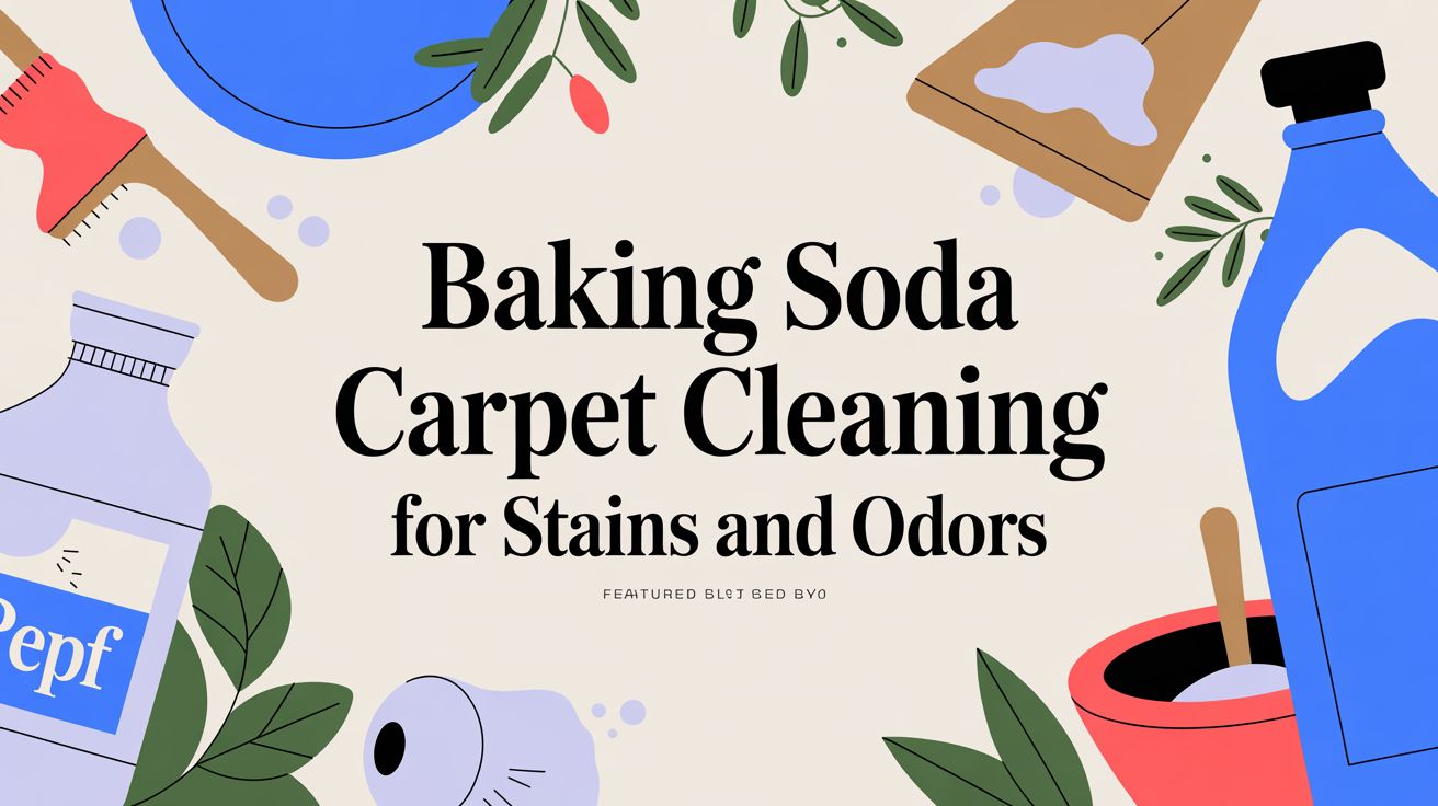 Baking Soda Carpet Cleaning for Stains and Odors