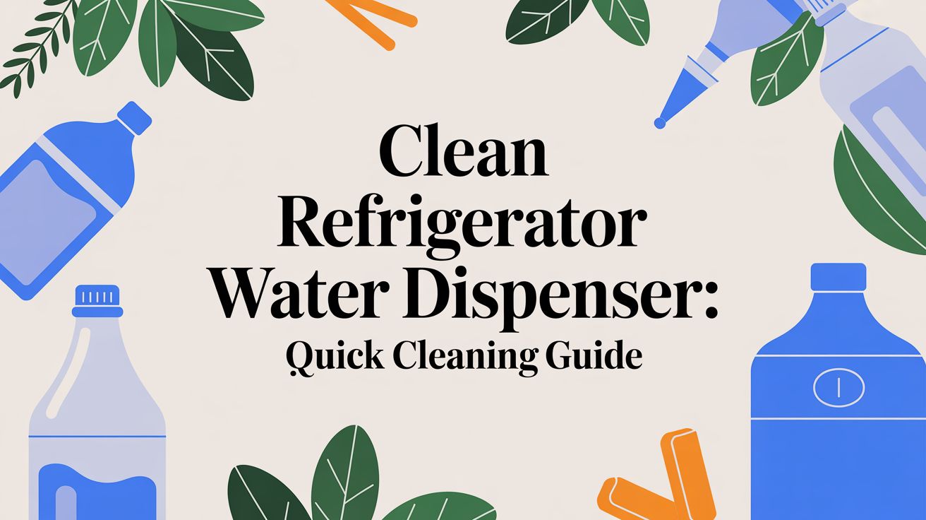 How to Clean a Fridge Water Dispenser: Quick Cleaning Guide