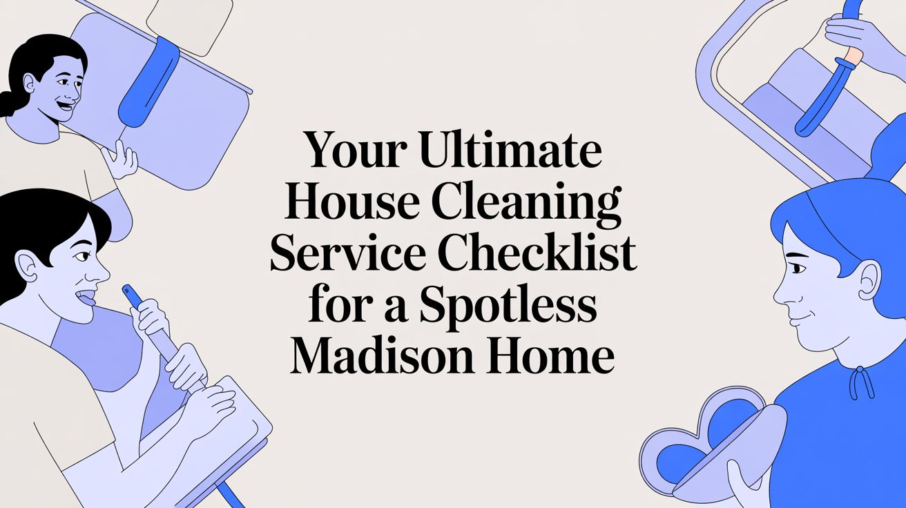 Your Ultimate House Cleaning Service Checklist for a Spotless Madison Home