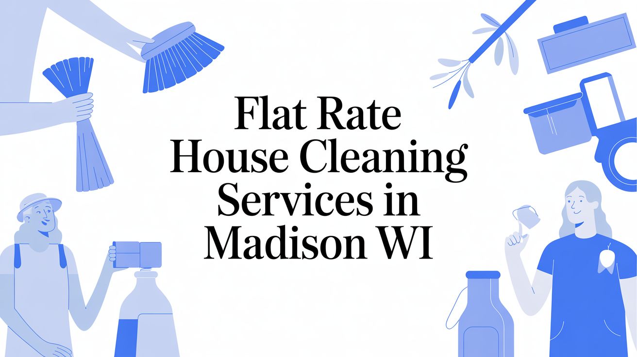 Flat Rate House Cleaning Services in Madison WI