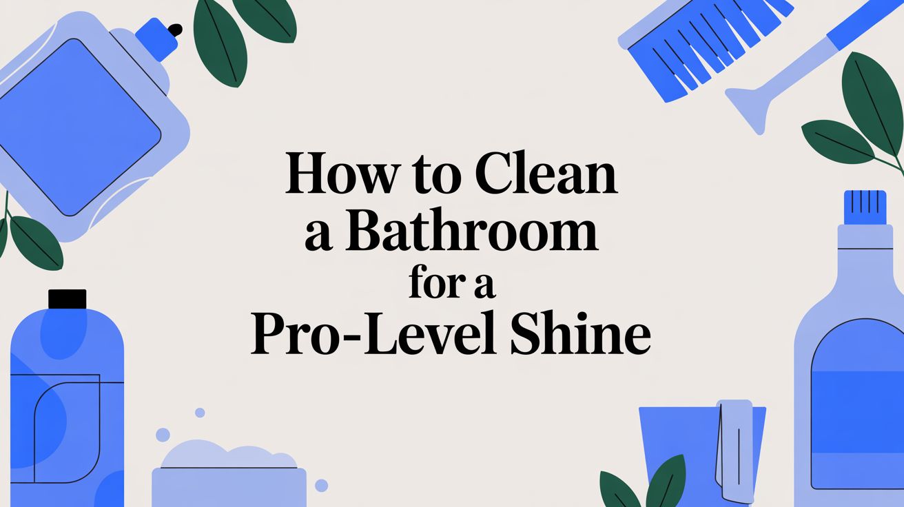 House Cleaning Madison: How to Clean a Bathroom for a Pro-Level Shine