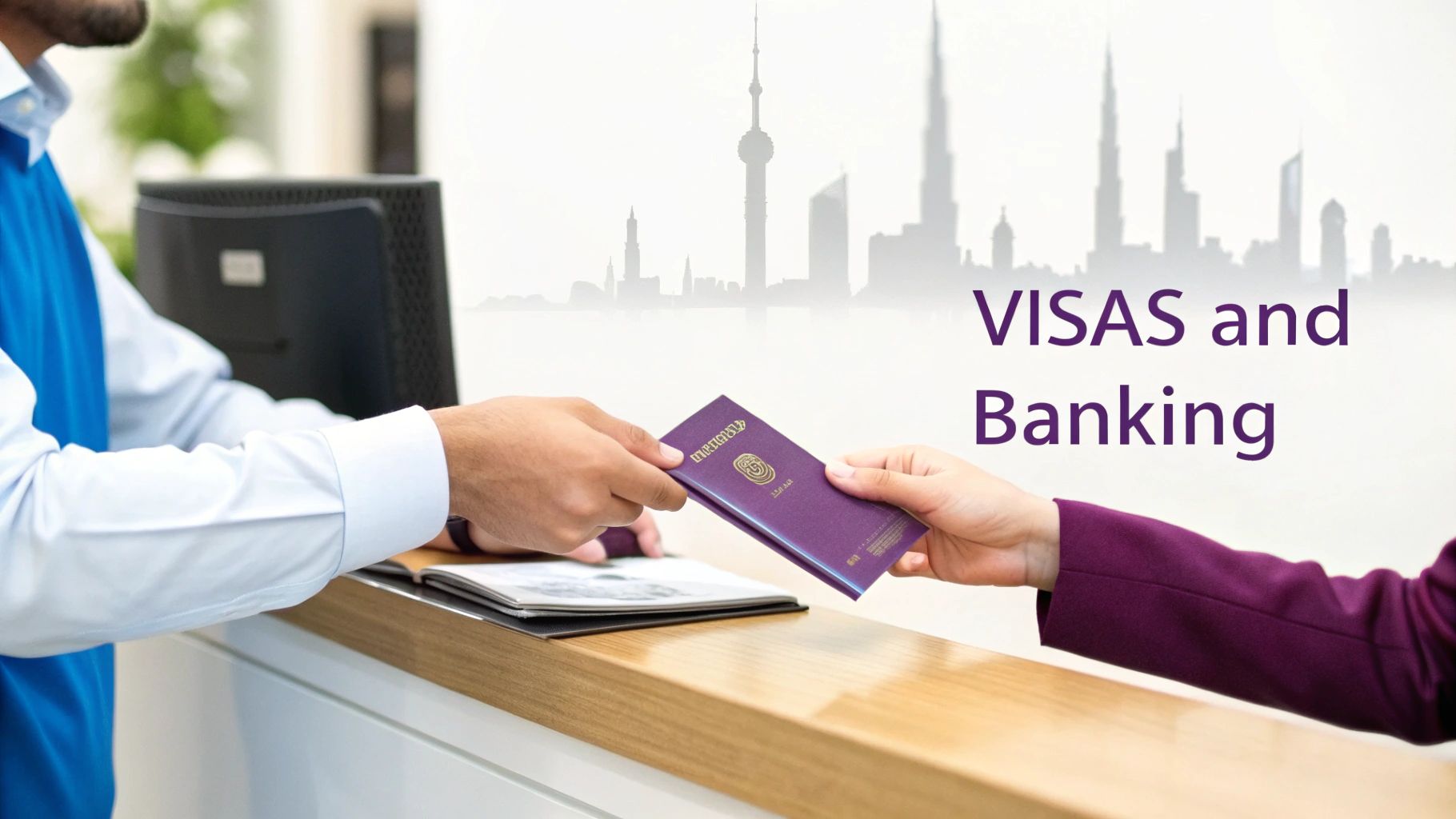 A professional signing documents in a modern office, symbolizing the final steps of UAE company formation.