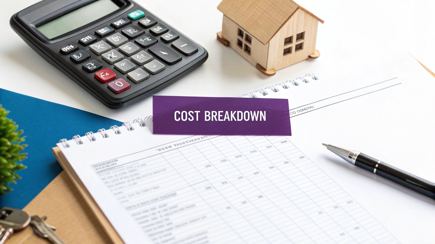 An image of stacked coins and financial documents with a backdrop of the Dubai skyline, symbolizing the costs of business setup.