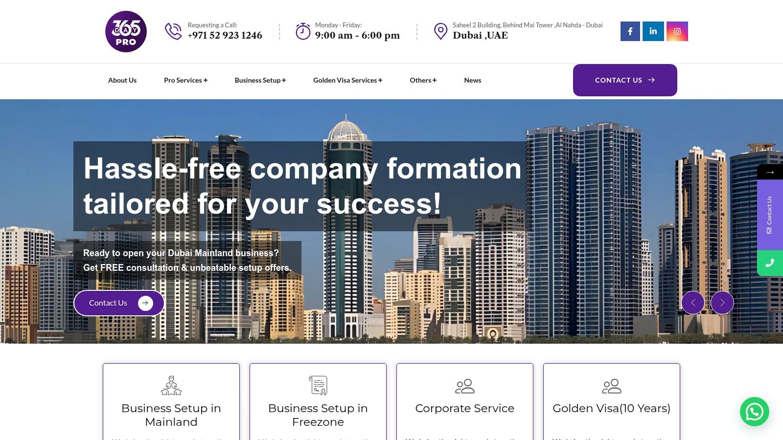 365 DAY PRO Corporate Service Provider LLC navigating the DED activity list for Dubai business setup