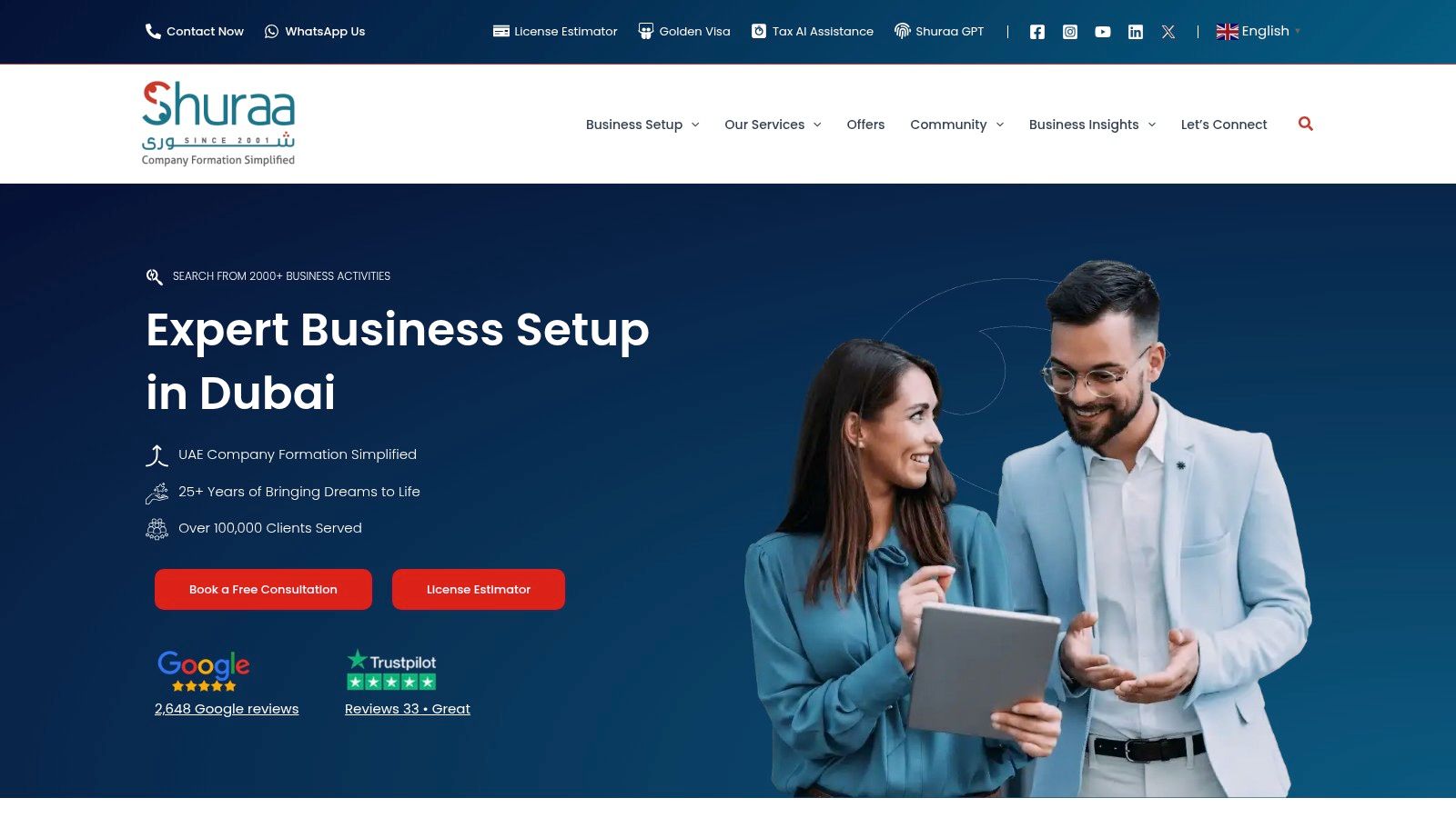 Shuraa Business Setup