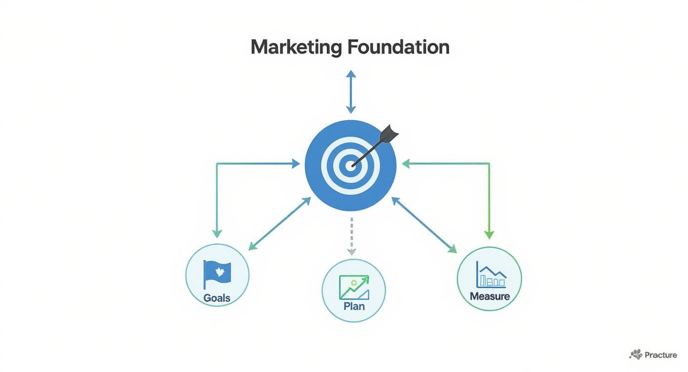 Infographic about marketing for a small business