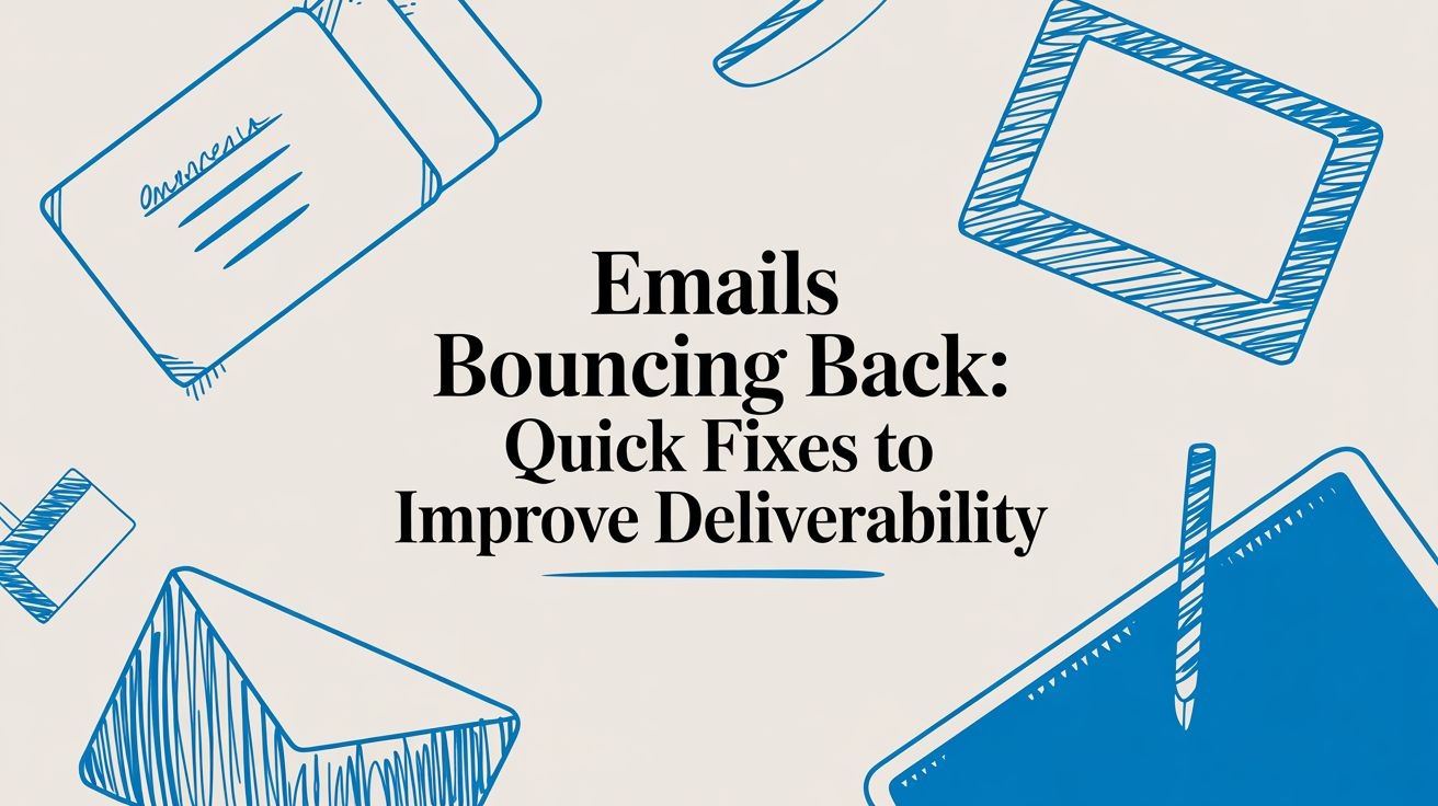 emails bouncing back: Quick fixes to improve deliverability