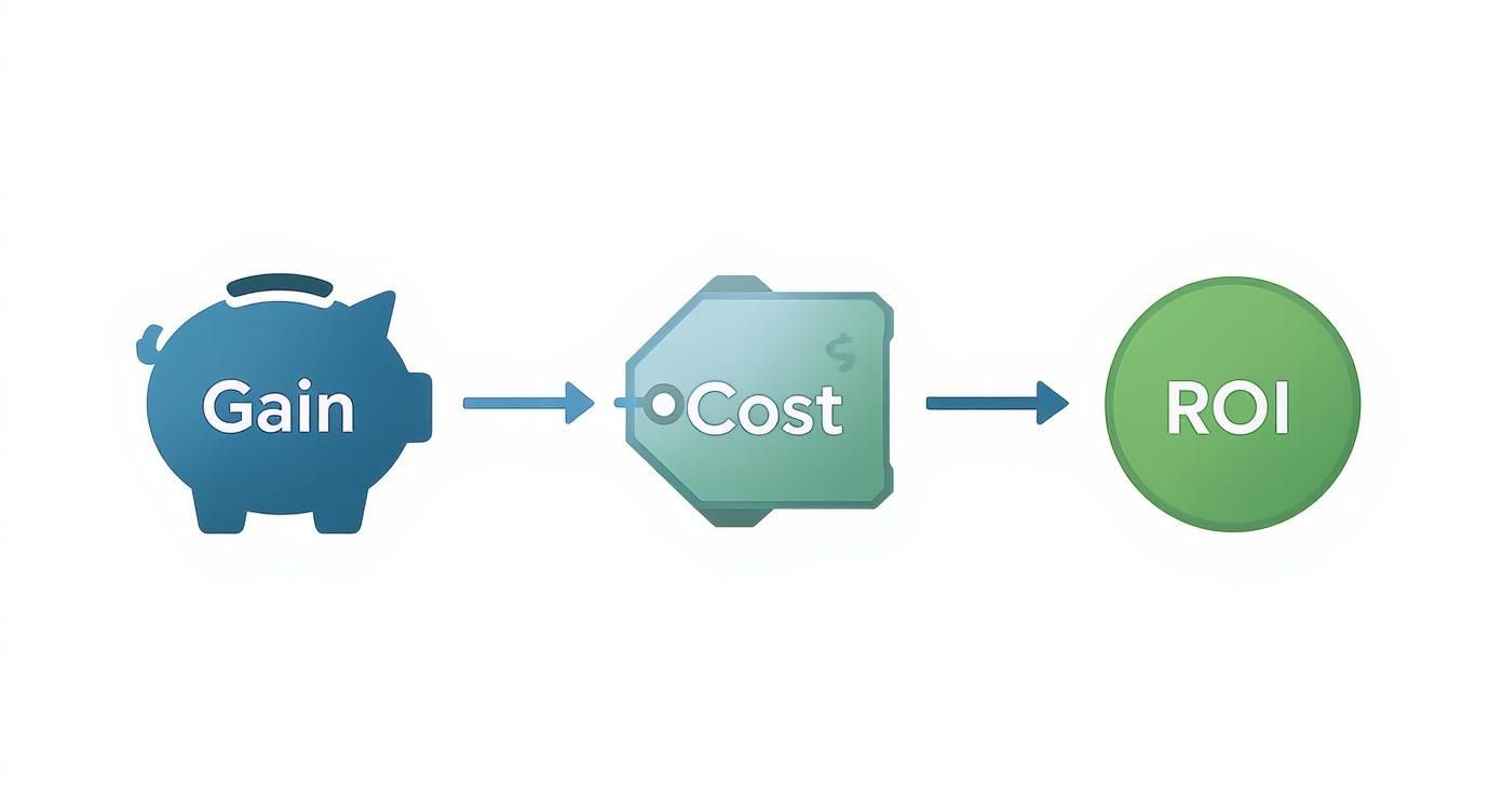 Infographic about email marketing return on investment